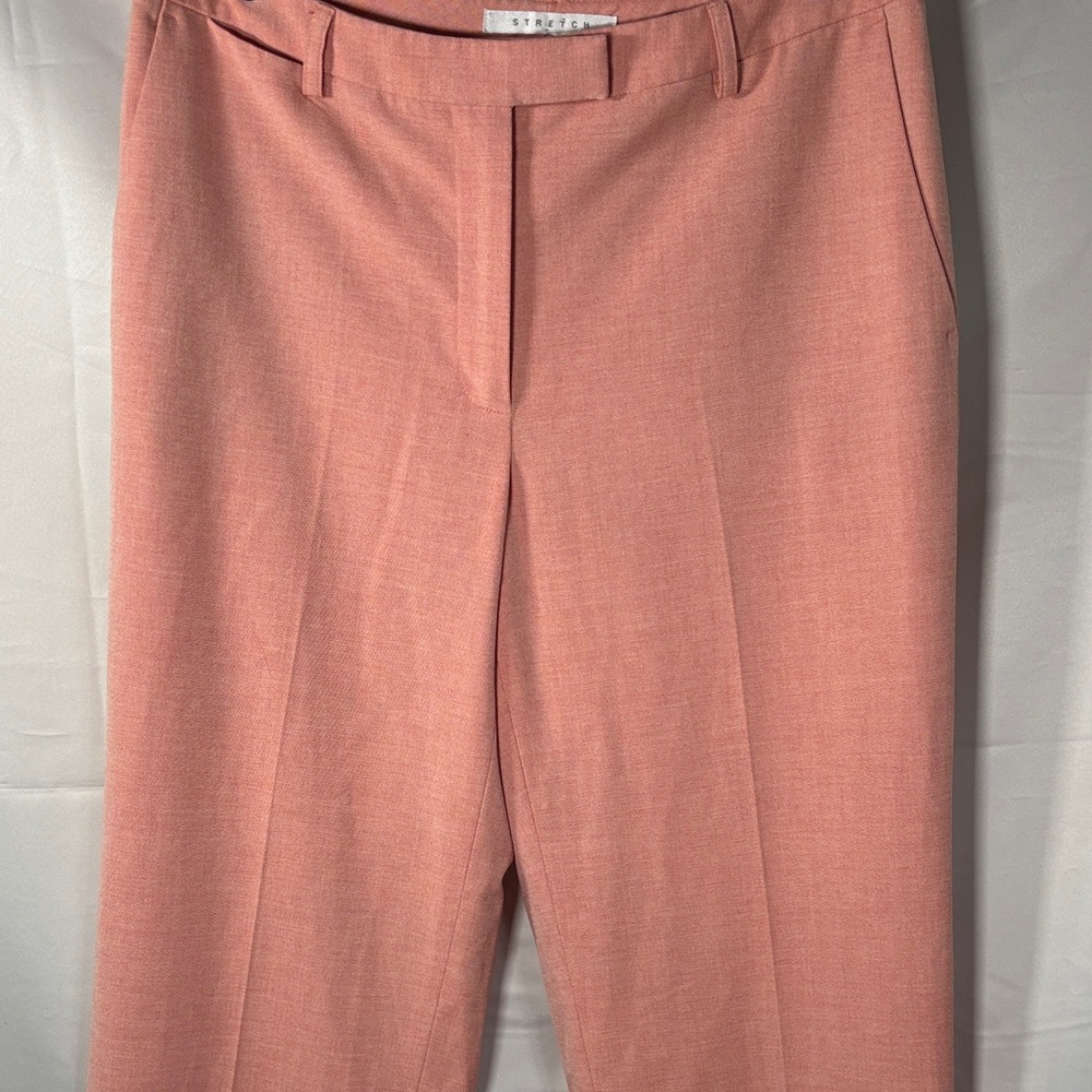 Jones Wear Salmon Pink Tailored Pants SZ 10 Spring - Picture 5 of 8